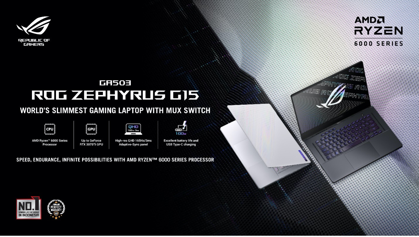 ASUS ROG Hadirkan Jajaran Laptop Gaming Bertenaga Prosesor AMD Ryzen 6000 Series Pertama di Indonesia - Bountie